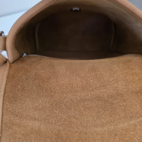 Vintage Coach Companion Flap Crossbody Bag Camel Glove Tanned Leather - Picture 8 of 15